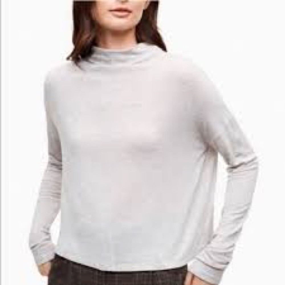 Aritzia mockneck top